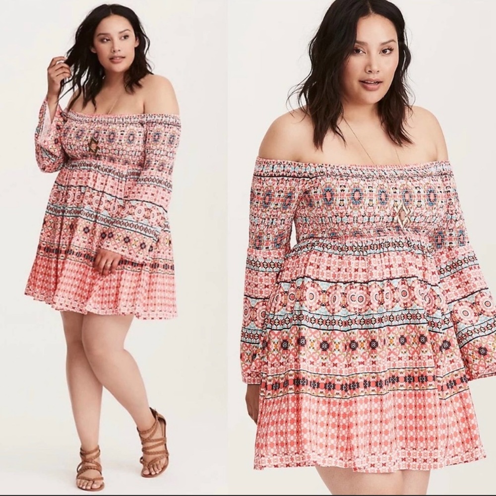 Torrid cold shoulder 4 dress nwot